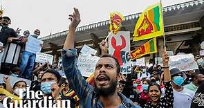 Sri Lanka police use teargas at protests over economic crisis