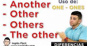 Diferencia entre Another, Other, Others, The Other, The Others, One y Ones | Clases inglés