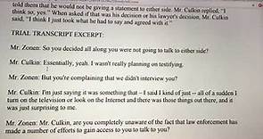 Kit Culkin - Lost Boy - Trial Transcript /2