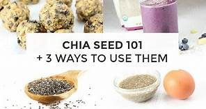 Chia Seed 101 + 3 Ways To Use Chia Seeds