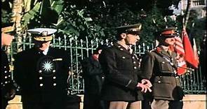 French General Henri Giraud and Allied officers attend a ceremony at Tomb of the ...HD Stock Footage
