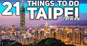 Best Things To Do in Taipei Taiwan 2024 4K