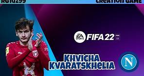 FIFA 22 | HOW TO CREATE KHVICHA KVARATSKHELIA ON FIFA 22 | ITA_PS5