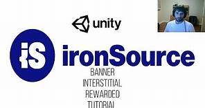 Monetize Your app with Ironsource ADS. Integration Tutorial using UNITY.