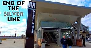 Ashburn Station in Loudoun County, Virginia 🚊 | What's at the end of the Silver Line? DC Metro Tour