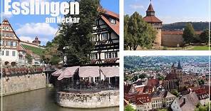 Asi es la ciudad Antigua de Esslingen am Neckar, ! tour en la ciudad.