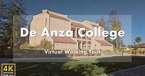 De Anza College - Virtual Walking Tour [4k 60fps]