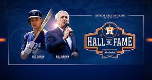 2023 Astros Hall of Fame Class: Bill Brown and Bill Doran | Houston Astros