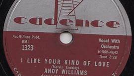 Andy Williams - I Like Your Kind Of Love