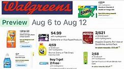 Walgreens Weekly Ad Preview 8/6 - 8/12 Looks Almost The Same As This Week