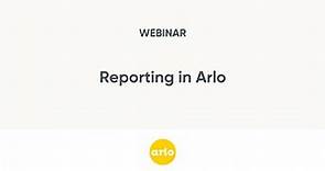 Masterclass: Data and Reporting in Arlo