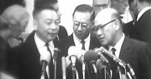 General Chiang Ching-kuo and President Lyndon Johnson