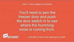 Sub Zero Refrigerator/Freezer making humming noise. Stops