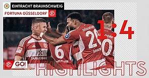 HIGHLIGHTS | Eintracht Braunschweig vs. Fortuna Düsseldorf 1:4 | Vier aus Sieben!