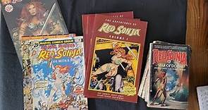 Red Sonja comic books and paperbacks