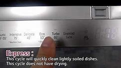 [LG Dishwashers] Cycles & Options