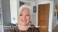 Marks and Spencer Size 18 Haul in my Hall plus trying some 'falsies'!!!