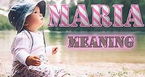 Maria Origin and Meaning , baby names 2022 video