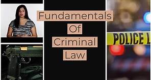 Fundamental Principles Of Criminal Law