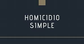 Homicidio simple