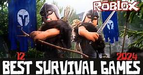 12 BEST Roblox SURVIVAL GAMES to Play 2024