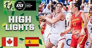 Canada v Spain | Women | Highlights | Crelan FIBA 3x3 World Cup 2022