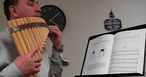 Teach yourself Pan Flute. Easy lessons. Study 1 to 8