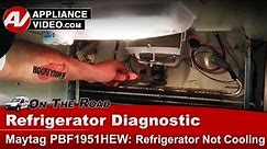 Refrigerator not cooling - Maytag , Roper & Whirlpool diagnostics motor & Sealed system