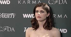 Alexandra Daddario commands attention at CFDA lunch red carpet