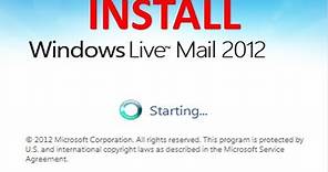 How to install windows live mail | Default mail application