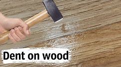How To Fix Dents in Wooden Floors & Furniture