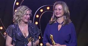 Deutscher Schauspielpreis 2023 - Ehrenpreis Inspiration Gesine Cukrowski und Silke Burmester