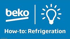 How to fix the spacers on my Beko refrigerator