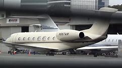 Bill Gates $70million private jet spotted in Sydney