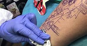 JuanPe Tattoo - Emepezando el #tatuaje #tattoo de...