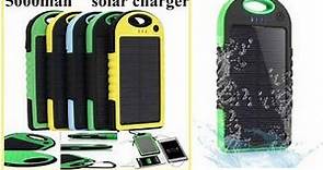 Caricabatteria Ad Energia Solare per Smartphone, Ipad, Tablet, Iphone