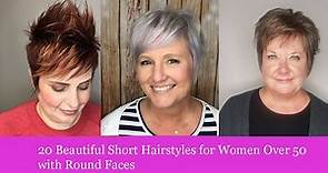 20 Best Short Hairstyles For Women Over 50 With Round Faces