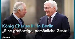 Frank-Walter Steinmeier zum Besuch von König Charles III. in Berlin am 29.03.23