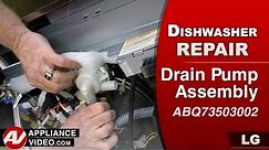 LG Dishwasher - Noisy Operation - Drain Pump Assembly Repair and Diagnostic
