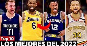LOS 10 MEJORES JUGADORES DE LA NBA DEL AÑO 2022. Top 10 NBA🏀