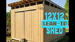 12X12 Lean-To Shed Quick View #diy #shed #storage
