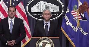 Attorney General Merrick B. Garland Announces Appointment of a Special Counsel