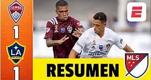Colorado Rapids 1-1 LA Galaxy. Javier Chicharito Hernández REGRESÓ a las canchas con un empate | MLS