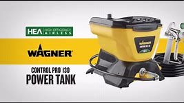 Wagner Control Pro 130 High Efficiency Airless Power Tank Paint and Stain Sprayer 580678