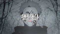 skyfall (where you go, i go) - adele [edit audio]