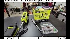 Don't buy the Ryobi 18V rotary tool and Foot Pedal. This tool review may change your mind. I Did.