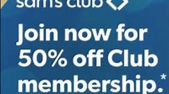 New Sam's Club Membership: 50% Off - $25 Exclusive Offer 🔥10/17/2022 - 1/31/2023🔥 #shorts