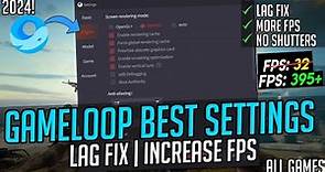 🔧Gameloop Best Settings For Low End PC ✅ | Gameloop Lag Fix And FPS Boost Optimization 2023
