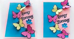 Butterfly Birthday Card - Easy DIY