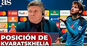 MAZZARRI explica la nueva posición de KVARATSKHELIA